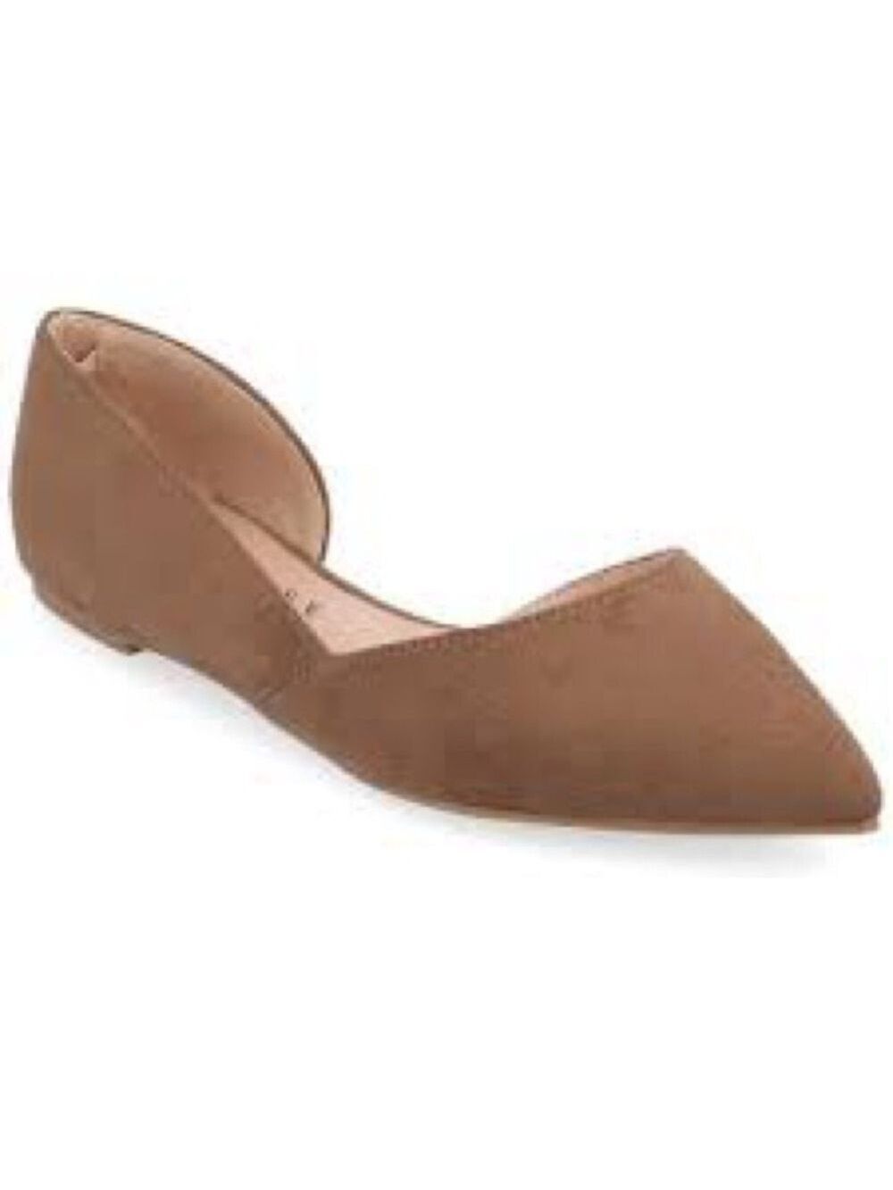 Women’s Journee Collection Ester Brown Faux Suede Pointy Toe Size 11 US! - Picture 3 of 11
